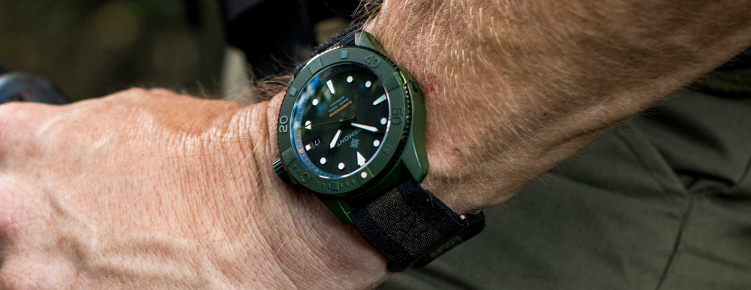 Bremont Supermarine Full Ceramic in Jungle Green