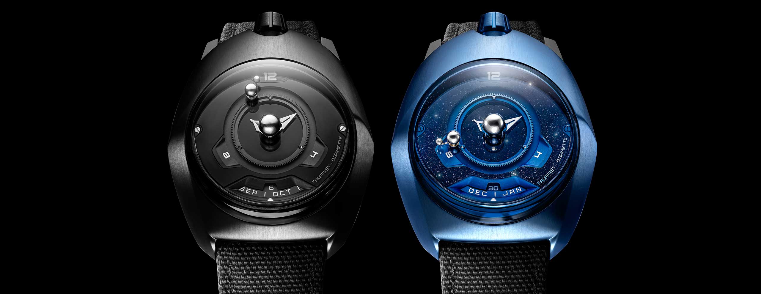 Spaceone Tellurium in black and blue