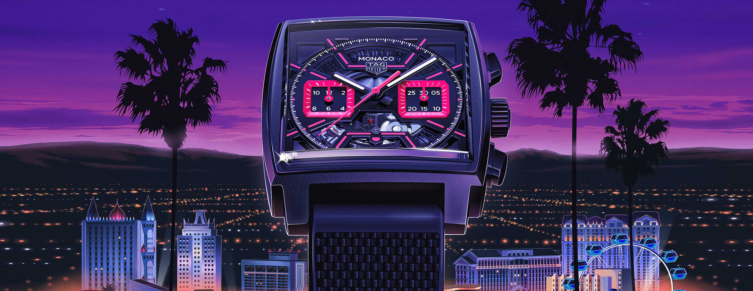 TAG Heuer Monaco Chronograph for Las Vegas Grand Prix