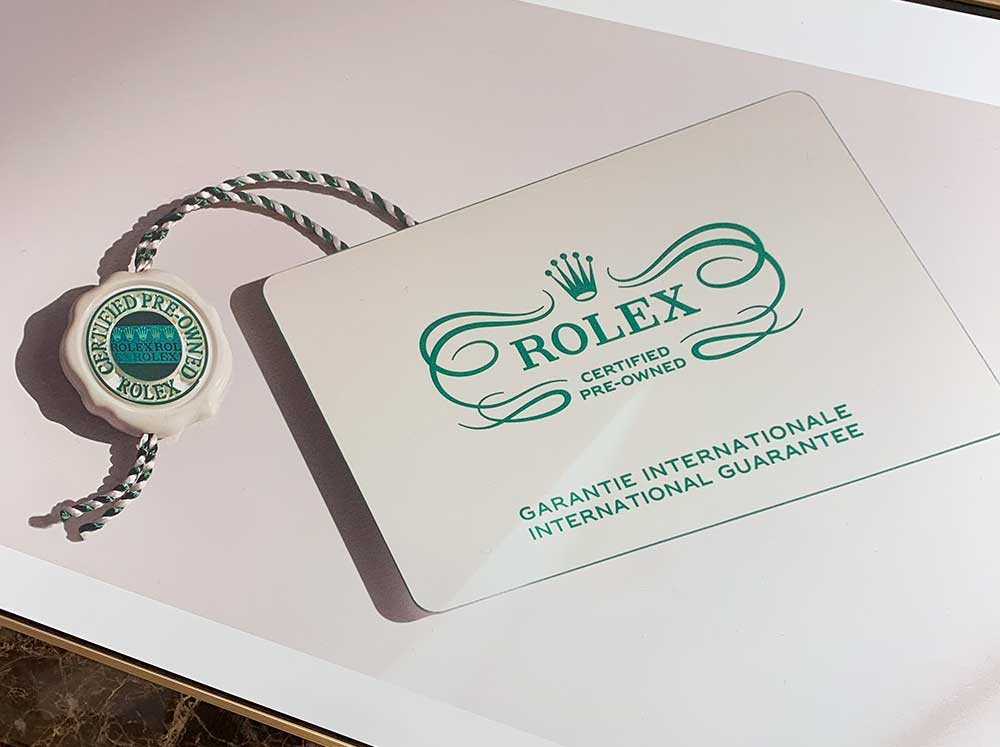 Authenticity guaranteed with ROLEX Certified Pre-Owned Programme (RCPO)