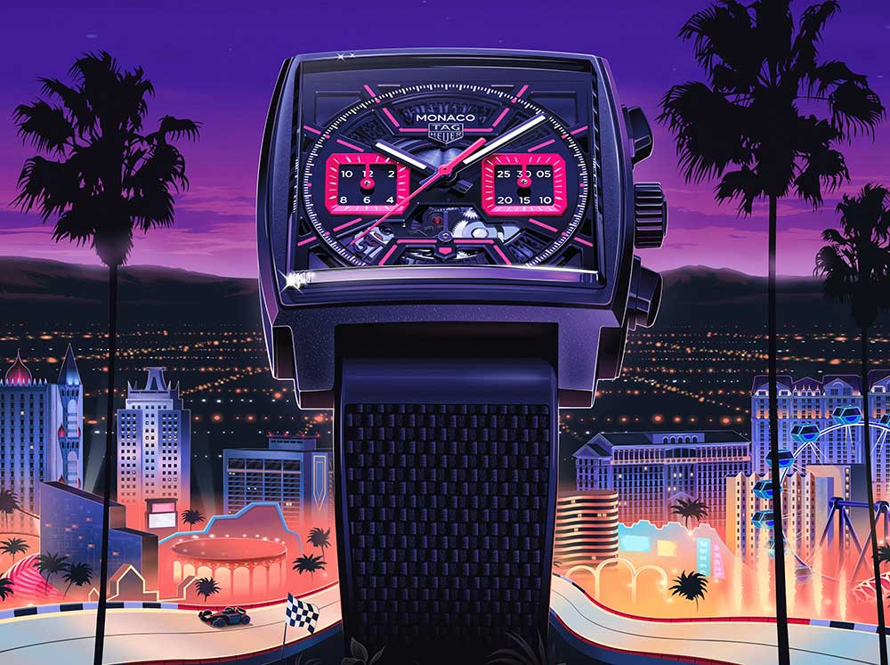 TAG Heuer Monaco Chronograph for Las Vegas Grand Prix