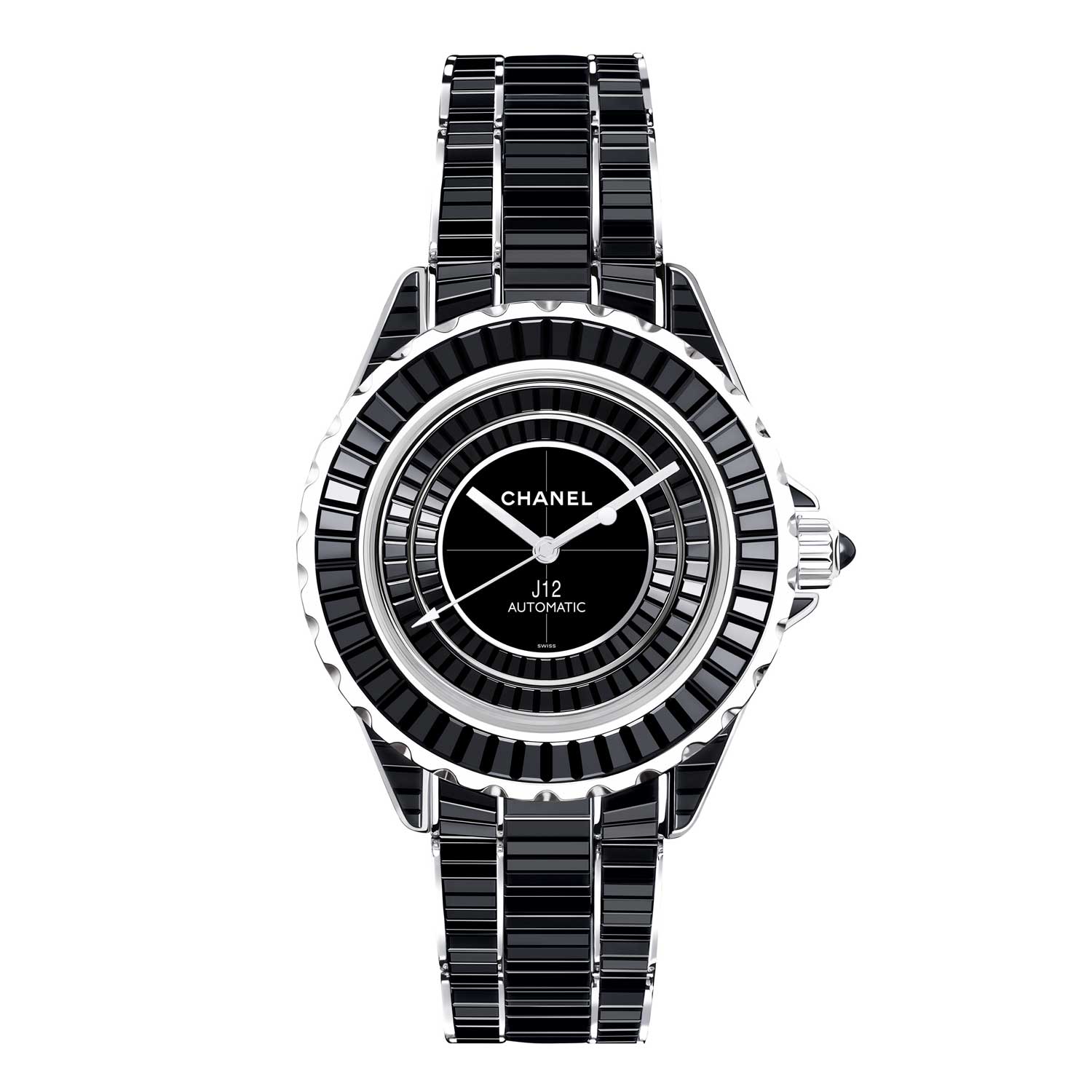 The J12 Noir Intense (2009) equipped with a variation of the Audemars Piguet caliber 3120