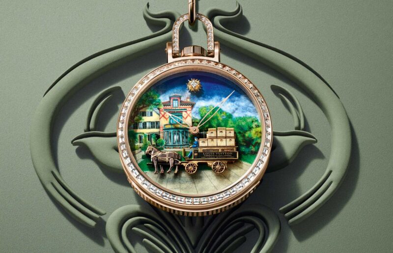 Louis Vuitton Puts Its Mastery of Fine Watchmaking on Full Display with the New ‘Escale à Asnières’ Pocket Watch