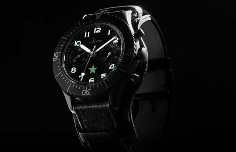 The Sinn Bundeswehr is back, with an all-black design and full TEGIMENT® treated case