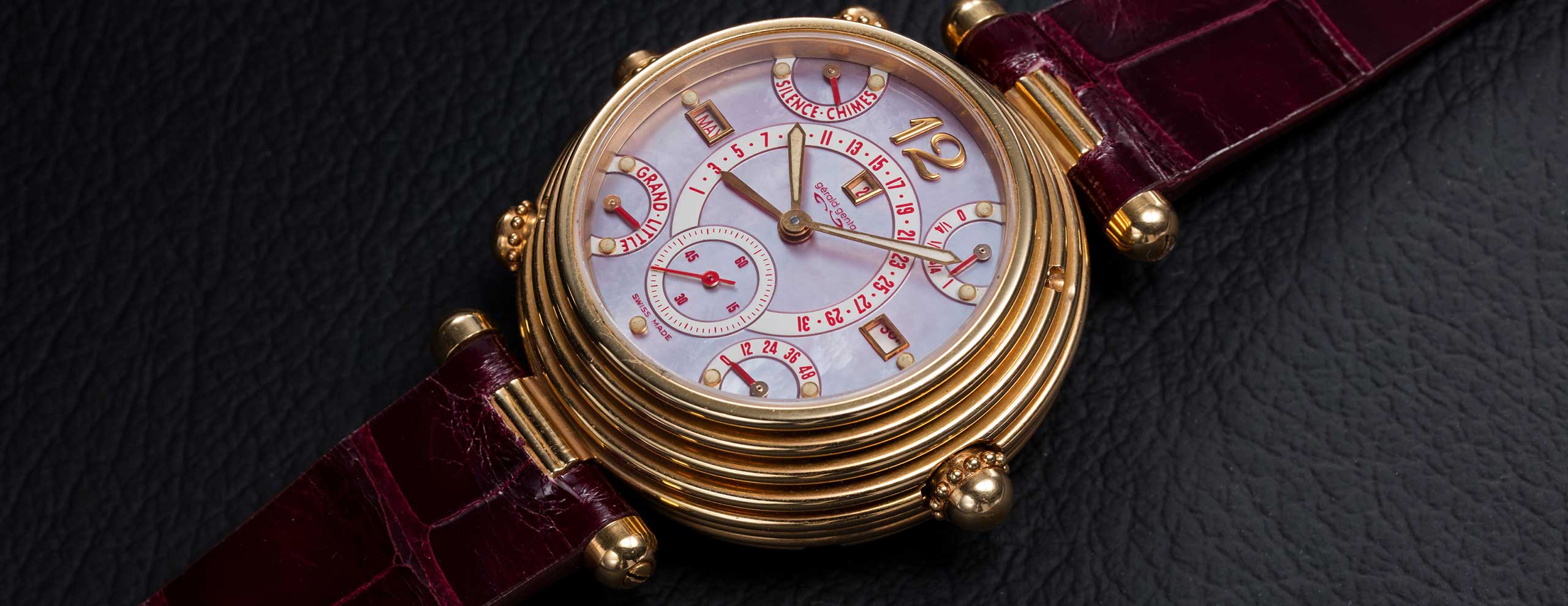 Gérald Genta, a unique Pink Gold Grande Sonnerie No. 1 Ref. G0026.6 (Image: Christie’s)