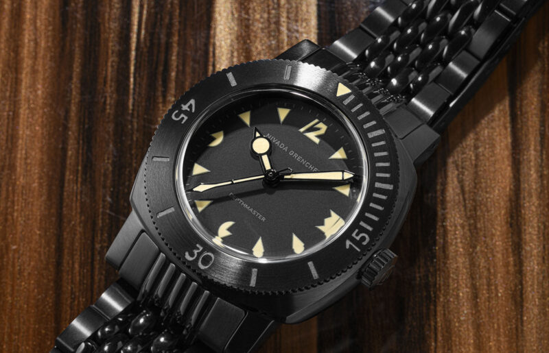 Up Close with the Nivada Grenchen Depthmaster ‘No Barracuda’ for Revolution and The Rake