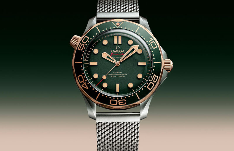 Omega Introduces A Seamaster Diver 300M in Titanium and Bronze Gold