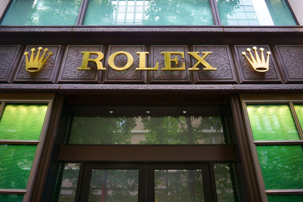 Rolex store mobile banner